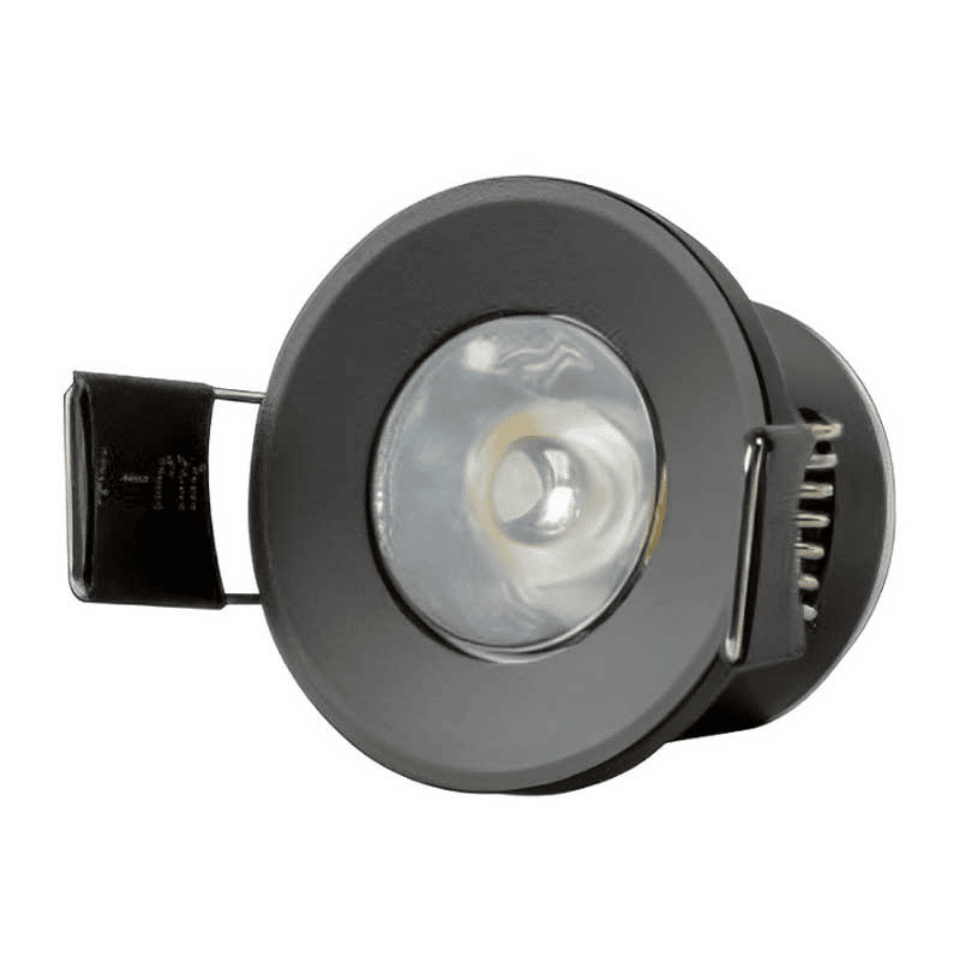 NOAS YL94-2152 3200K Günışığı 2W Siyah Kasa Yıldız Led Spot Lamba