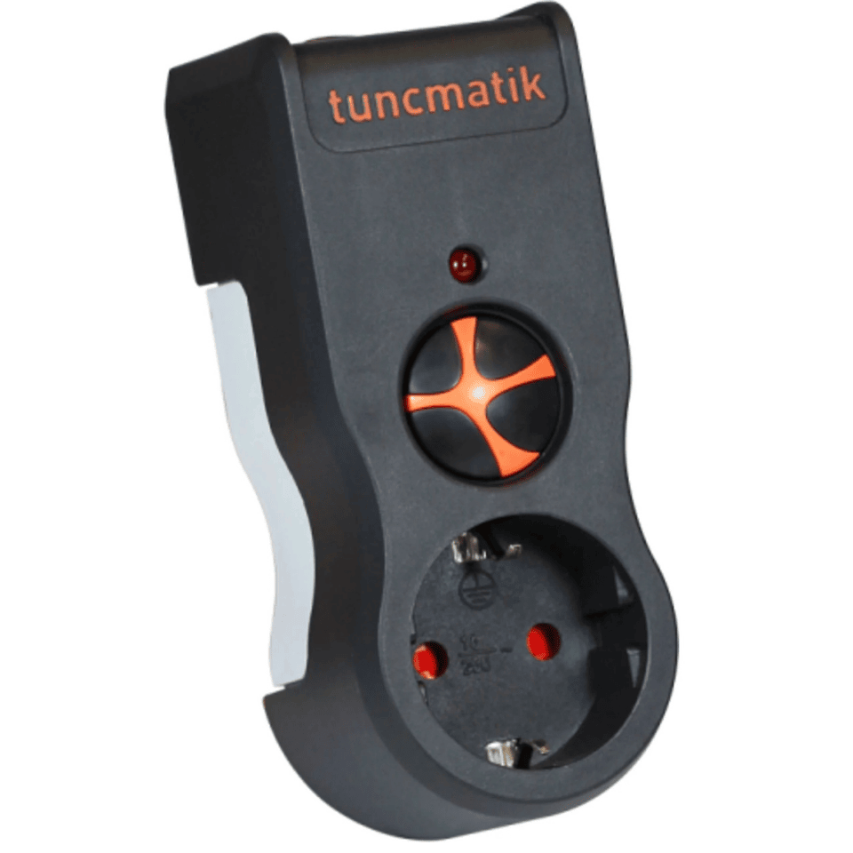TUNÇMATİK TSK-19020 Enerji Koruma Prizi Tekli Siyah