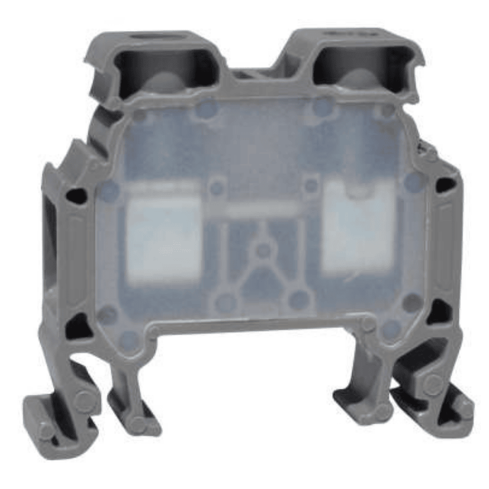 ONKA 1010012 MRK2,5/2,5 mm² Gri MRK Serisi Vida Bağlantılı Ray Klemensi (Her İki Tarafı Kapalı Sistem)