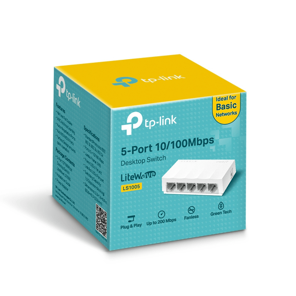 TL LİNK LS1005 5 Port 10/100 Dekstop Switch
