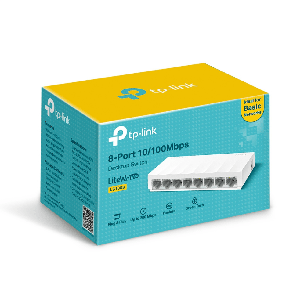 TL LİNK LS1008 8 Port 10/100 Dekstop Switch